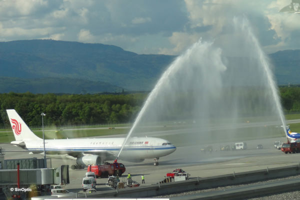 7 mai 2023 - Inauguration de la ligne d'Air China Beijing - Genève