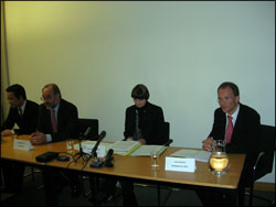 Beijing - 27 octobre 2006 - conférence de presse dans les locaux de l'Ambassade de Suisse