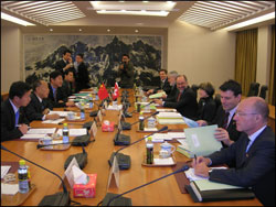 Beijing - 27 octobre 2006 - rencontre au Ministère chinois des affaires étrangères