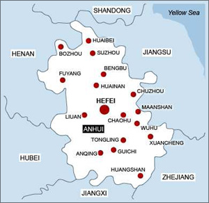 Anhui Map